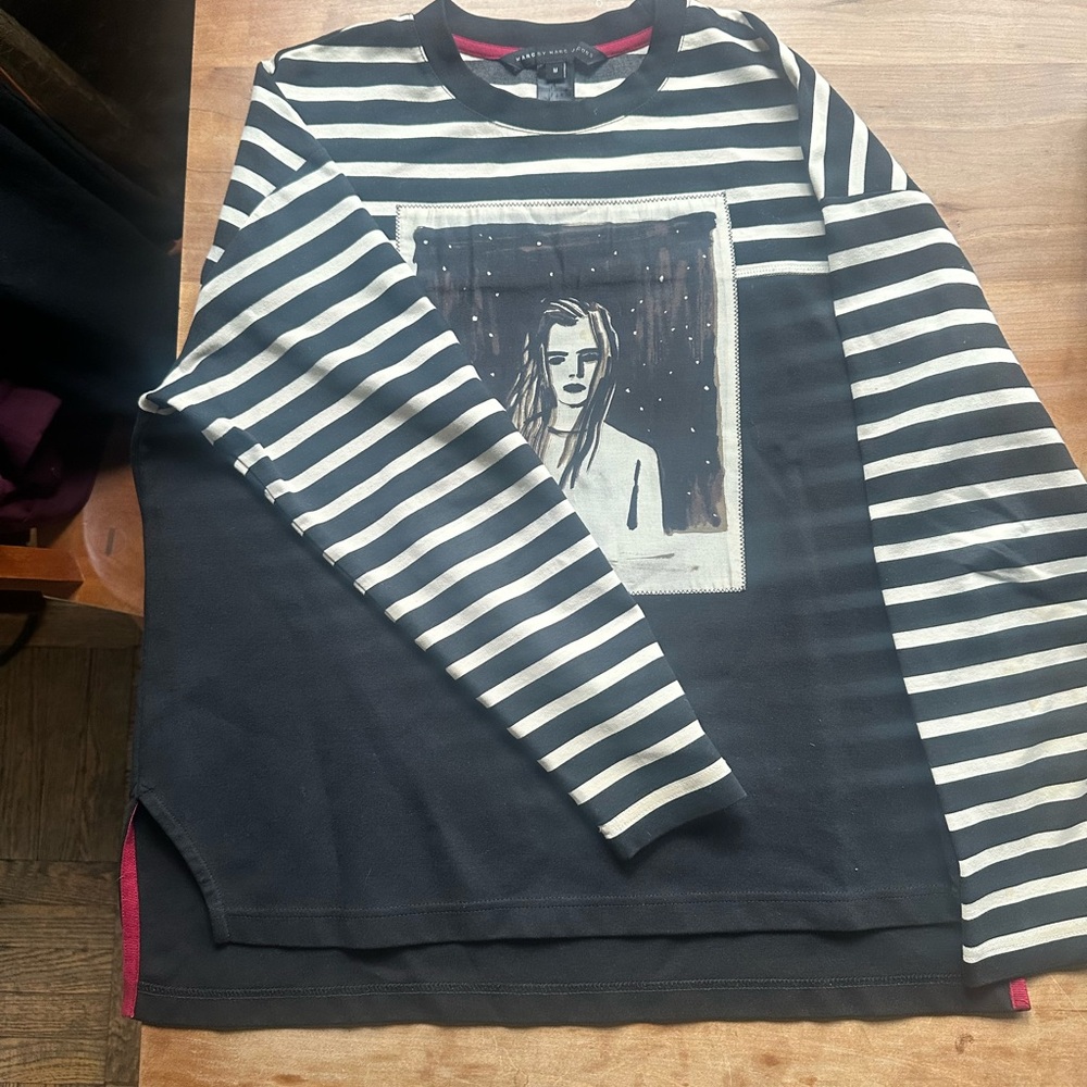 Marc by Marc Jacobs Black and White Sweatshirt